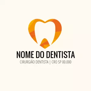 Logotipo para Dentista com Coração para Editar Online