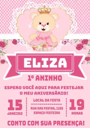 Invitación de cumpleaños Princesas – Estático – Crazyume Designer
