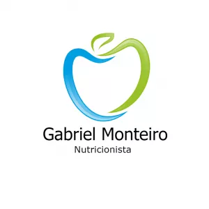 Logo Nutricionista com Maçã para Editar Online