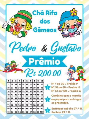 Baby Shower Raffle – Static – Pedro Henrique