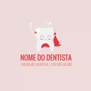 Logo Dentista Super Herói para Editar Online