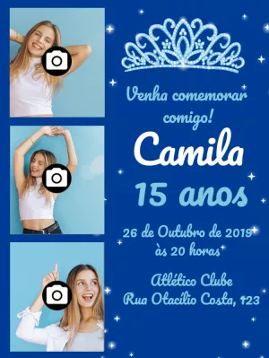 Quinceañera Invitation – Static – Wolf Designer