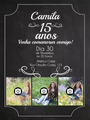 Quinceañera Invitation – Static – Wolf Designer