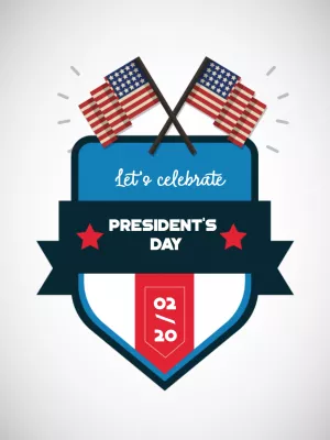 President's Day Post Template to Customize Online