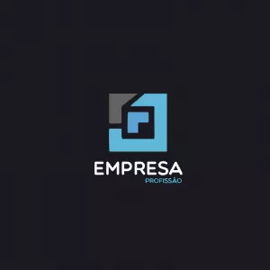 Logo Abstrato Moderno com Formas Geométricas para Editar