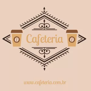 Logo para Cafeteria com Design Profissional para Editar