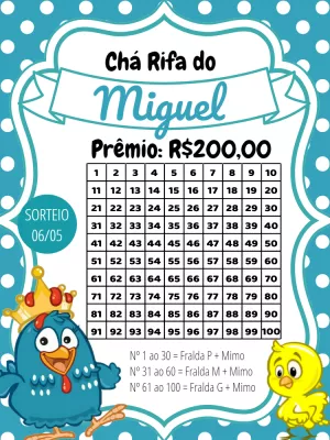 Baby Shower Raffle – Static – Gley Leobas