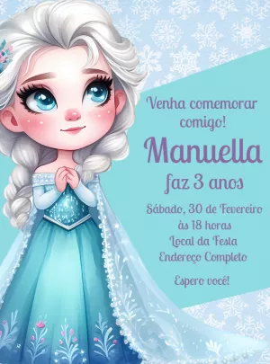 Invito di compleanno Principesse – Statico – Decore Arte