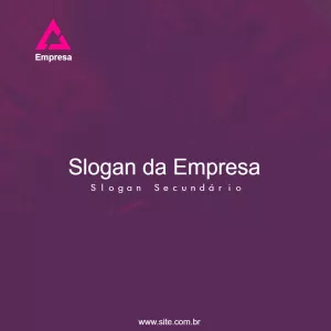 Post Corporativo Abstrato para Editar e Divulgar Online