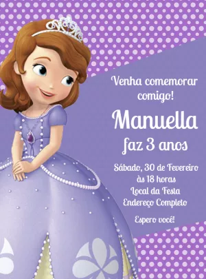 Invito di compleanno Principesse – Statico – Decore Arte