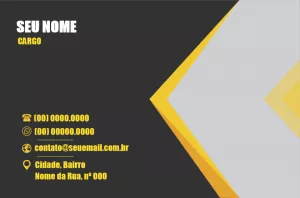 Cartão de Visita Profissional Moderno para Editar Online