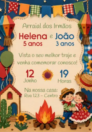 Festa-Junina-Einladung – Statisch – Convites e Artes Digitais