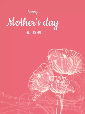 Elegant Floral Mother's Day Post Editable Online
