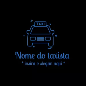Logo Profissional para Motorista de Táxi para Editar Online