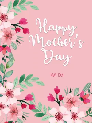 Editable Floral Mother's Day Post to Customize Online