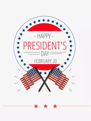 President's Day Post with Patriotic Elements to Edit Online