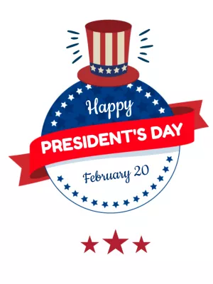 President's Day Patriotic Post Template for Editing Online