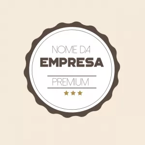 Logo Selo Premium para Empresa para Editar Online