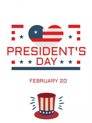 President's Day Patriotic Post Template to Edit Online