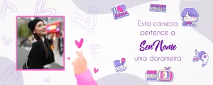 Arte de Caneca Dorama com Foto para Editar Online
