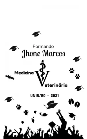 Arte para Copo Formatura Medicina Veterinária para Editar