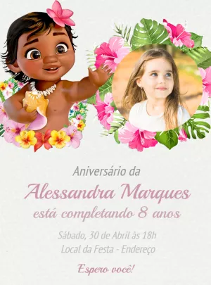 Invito di compleanno Oceania – Statico – Renata Designer