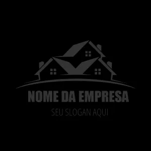 Logo Editável para Imobiliária e Construtora para Editar