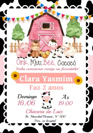 Animals Birthday Invitation – Static – Wolf Designer