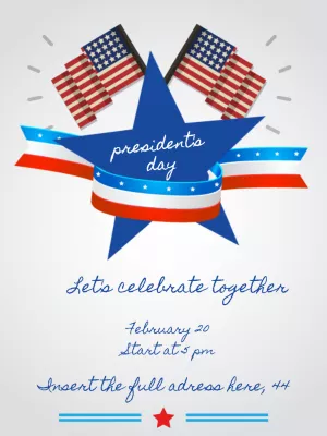 Editable President's Day Party Invitation Online