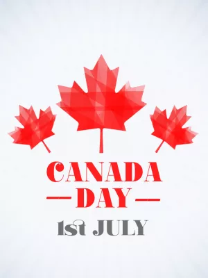 Canada Day Post with Maple Leaf Design to Edit Online