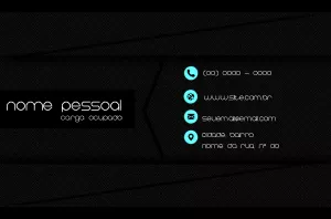 Cartão de Visita Abstrato e Moderno para Editar Online