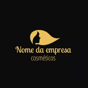 Logo de Beleza com Silhueta Feminina para Editar Online