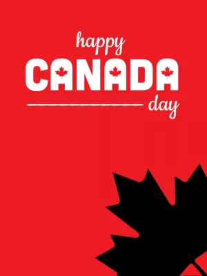 Happy Canada Day Celebration Post Template to Edit Online