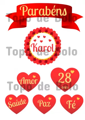 Cake Topper – Static – Mimo Digital