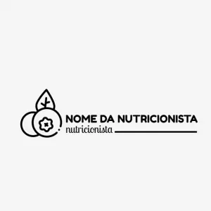 Logo para Nutricionista com Mirtilos para Editar Online