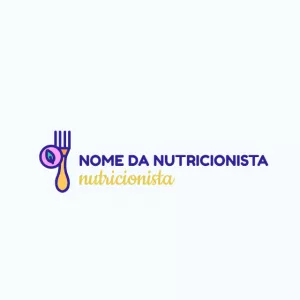 Logotipo Editável para Nutricionista para Criar Online