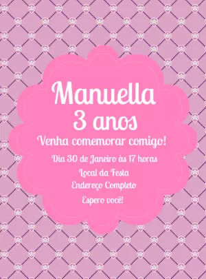 Invitación de cumpleaños Princesas – Estático – Decore Arte