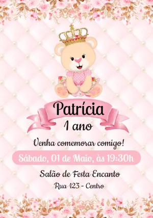 Invito di compleanno Principesse – Statico – Convites e Artes Digitais