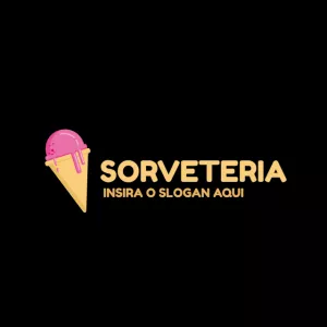 Logotipo para Sorveteria Editável para Personalizar Online