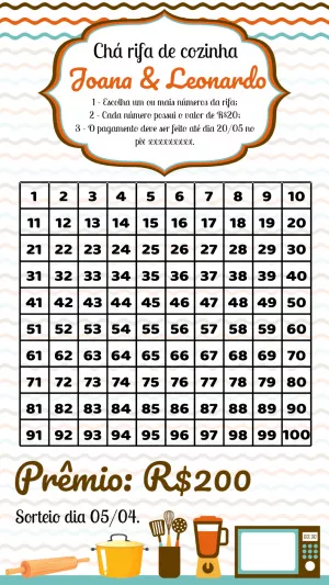 Baby Shower Raffle – Static – Bella Liz Convites