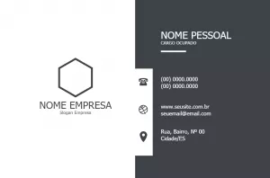 Cartão de Visita Profissional Moderno para Editar Online