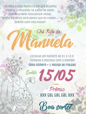 Baby Shower Raffle – Static – Amora Arte e Design