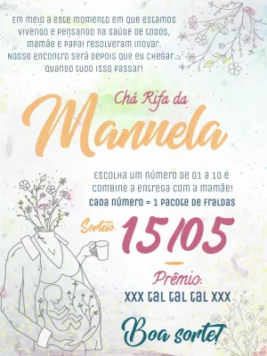 Baby Shower Raffle – Static – Amora Arte e Design