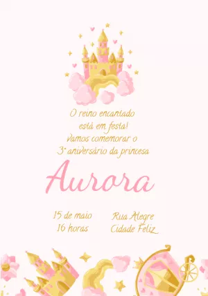 Invito di compleanno Principesse – Statico – Alice Capistrano Roussenq
