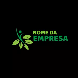 Logo Natureza e Bem-Estar com Folhas para Editar Online