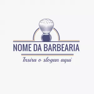 Logo para Barbearia Clássico e Profissional para Editar