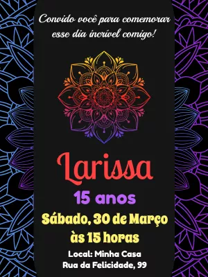 Quinceañera Invitation – Static – Pedro Henrique
