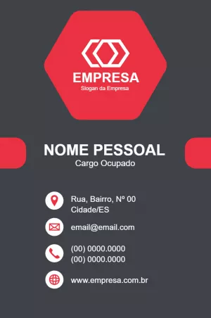 Cartão de Visita Abstrato Corporativo para Editar Online