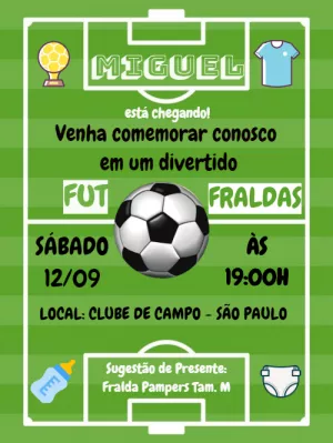 Soccer Birthday Invitation – Static – Wolf Designer
