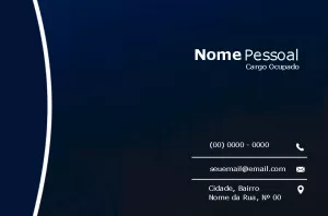 Cartão de Visita Profissional Abstrato para Editar Online